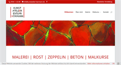 Desktop Screenshot of kunstatelier-hoermann.de